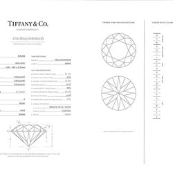 Tiffany & Co. Harmony Half Circle Ring, Diamond 0.21ct, Size 7.5, Pt950, F/VVS2/3EX