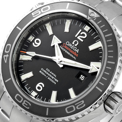 OMEGA 232.30.38.20.01.001 Seamaster Planet Ocean Co-Axial Watch Automatic Black Dial Men's