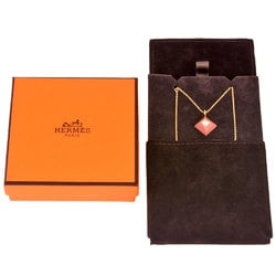 Hermes HERMES Medor Cupidon Necklace GP Pink