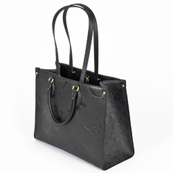 Louis Vuitton On the Go MM Tote Bag Monogram Empreinte M45595 Noir RFID (IC chip) built-in