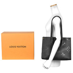 Louis Vuitton On the Go MM Tote Bag Monogram Empreinte M45595 Noir RFID (IC chip) built-in