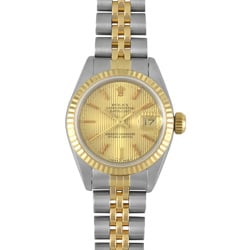 Rolex ROLEX 69173 Datejust X series (manufactured around 1991) Automatic wristwatch Champagne Tapestry dial SS x YG Ladies