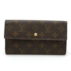 LOUIS VUITTON Louis Vuitton Monogram Porte Tresor International Tri-fold Long Wallet M61215