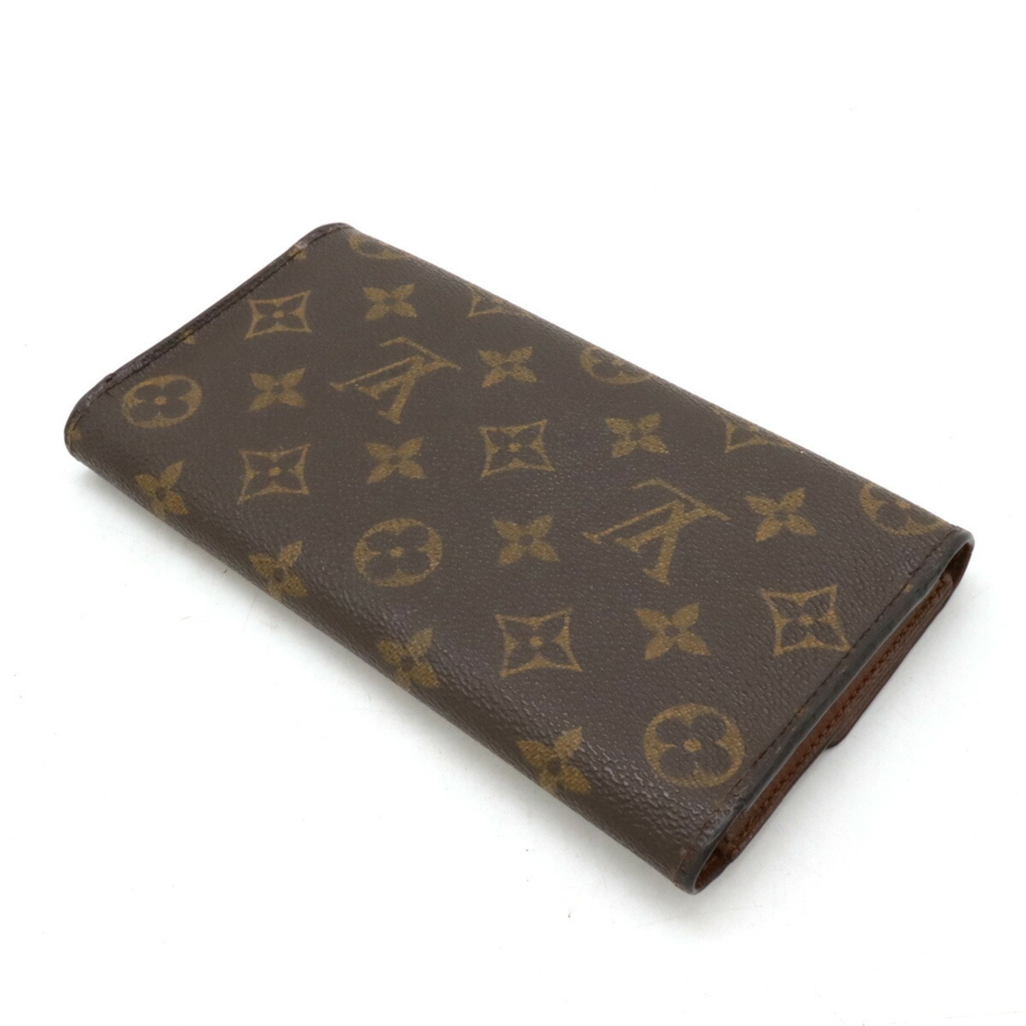 LOUIS VUITTON Louis Vuitton Monogram Porte Tresor International Tri-fold Long Wallet M61215