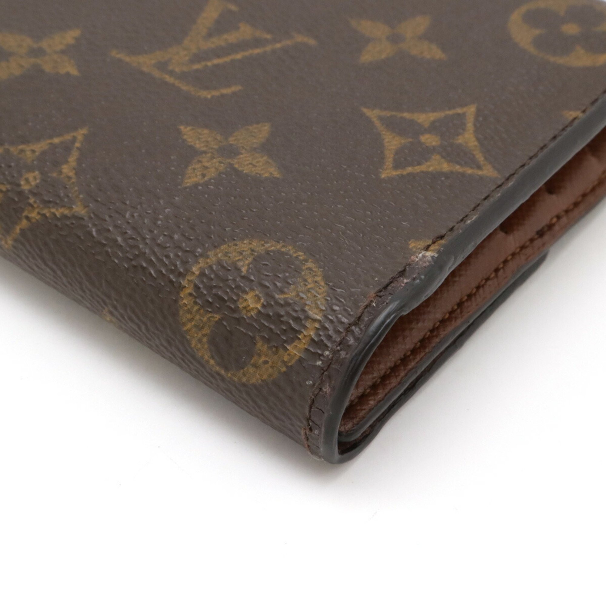 LOUIS VUITTON Louis Vuitton Monogram Porte Tresor International Tri-fold Long Wallet M61215