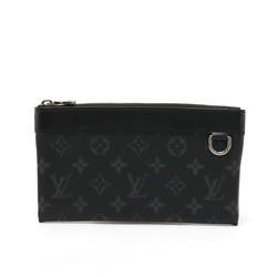 LOUIS VUITTON Louis Vuitton Monogram Eclipse Pochette Discovery PM Pouch Clutch Bag Black Gray M44323