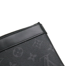 LOUIS VUITTON Louis Vuitton Monogram Eclipse Pochette Discovery PM Pouch Clutch Bag Black Gray M44323