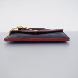 Louis Vuitton Wallet/Coin Case Monogram Empreinte Porte Carte Verso M69420 Marine Rouge Ladies