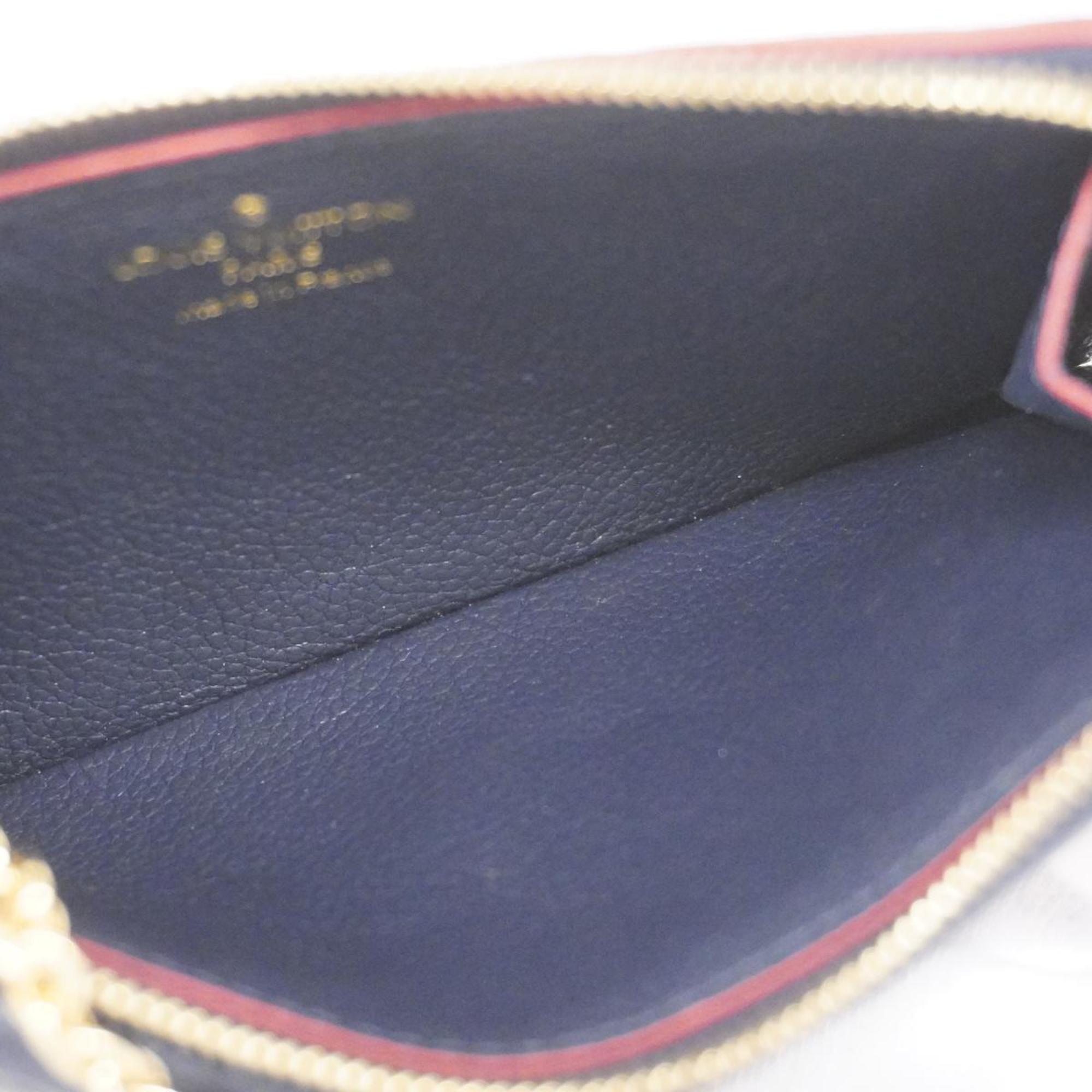 Louis Vuitton Wallet/Coin Case Monogram Empreinte Porte Carte Verso M69420 Marine Rouge Ladies