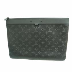 Louis Vuitton Clutch Bag Monogram Shadow Pochette Apollo M62903 Noir Men's