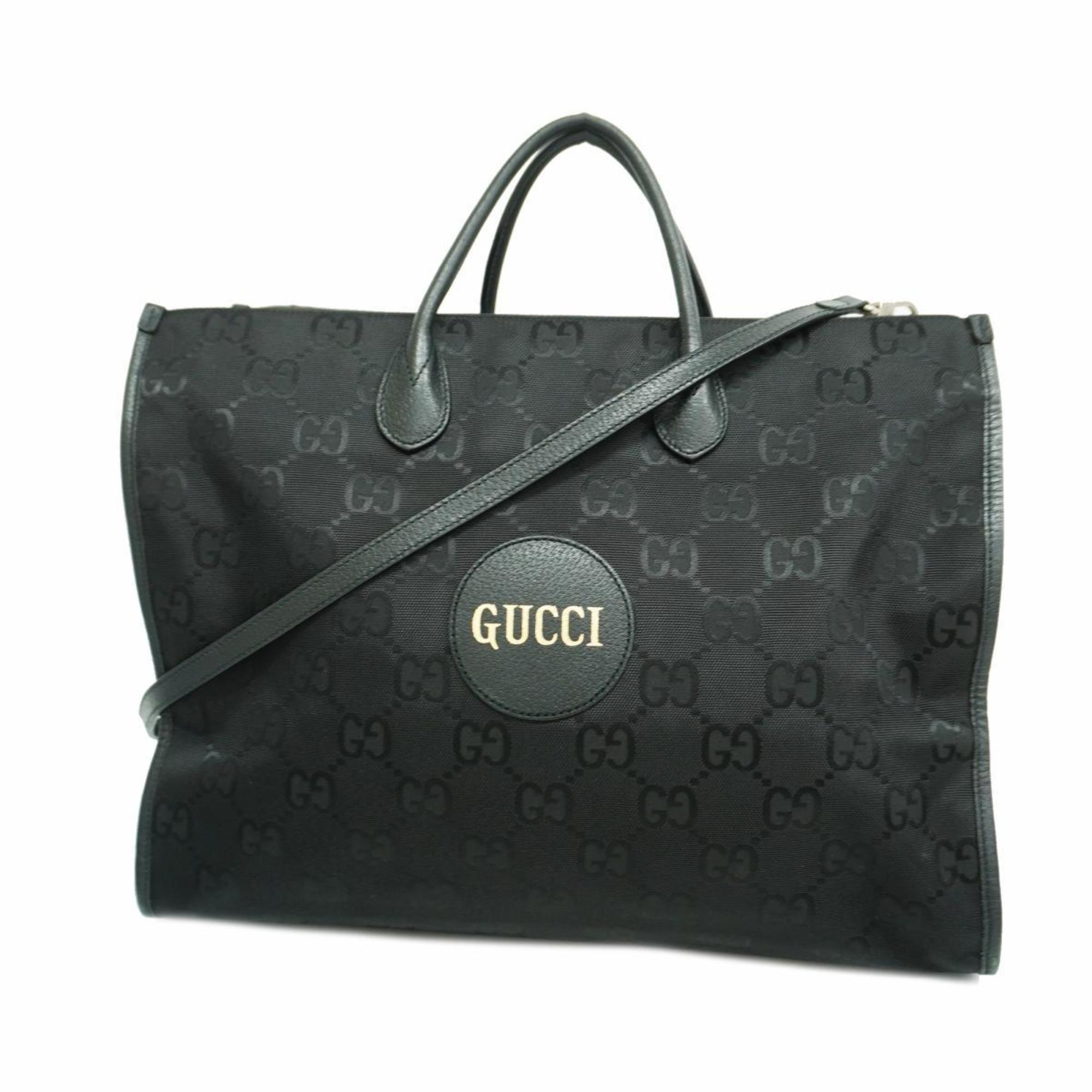 Gucci Handbag Off the Grid 630353 Nylon Canvas Black Men's Women's