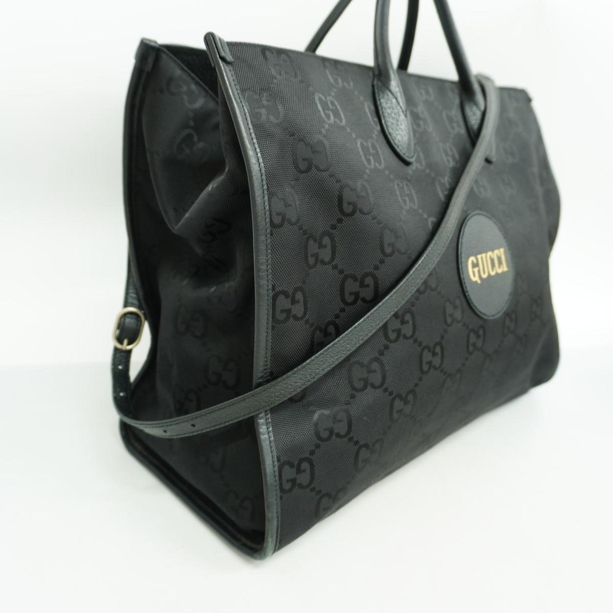 Gucci Handbag Off the Grid 630353 Nylon Canvas Black Men's Women's