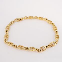 Christian Dior Bracelet CD GP Plated Gold Women's