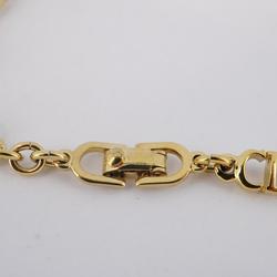 Christian Dior Bracelet CD GP Plated Gold Women's