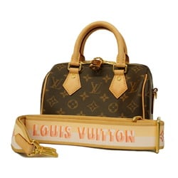 Louis Vuitton Handbag Monogram Speedy Bandouliere 20 M46594 Pink Orange Ladies