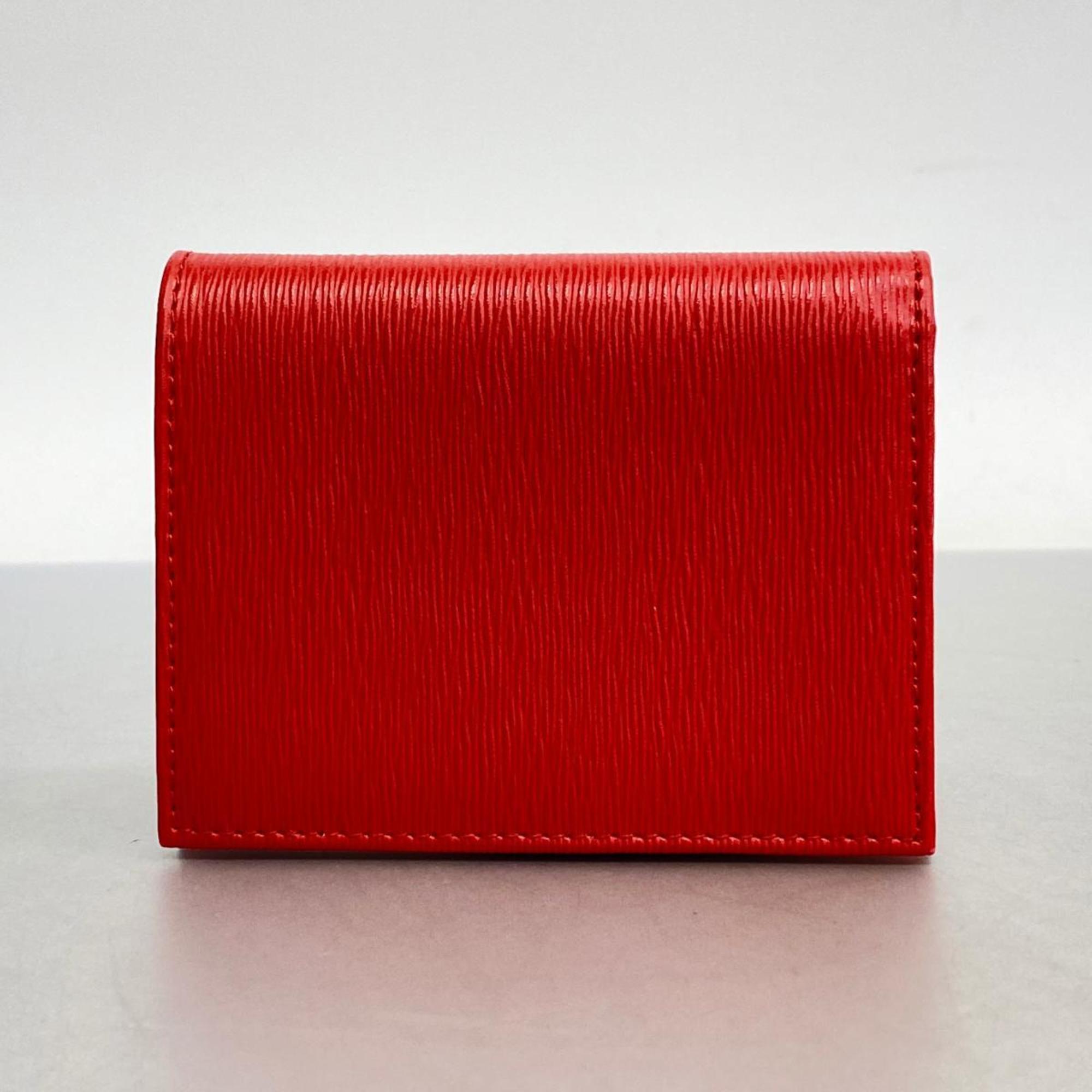 Prada wallet Vitello Move leather red ladies