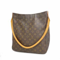 Louis Vuitton Shoulder Bag Monogram Looping GM M51145 Brown Ladies