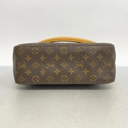 Louis Vuitton Shoulder Bag Monogram Looping GM M51145 Brown Ladies