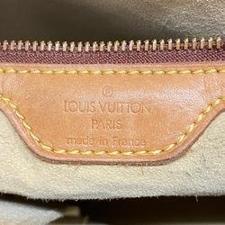 Louis Vuitton Shoulder Bag Monogram Looping GM M51145 Brown Ladies