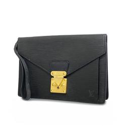 Louis Vuitton Clutch Bag Epi Pochette Serie Dragonne M52612 Noir Men's Women's