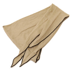 HERMES Hermes Losange Scarf Muffler Diamond Shape Stole 70% Cashmere 30% Silk Beige Dark Brown