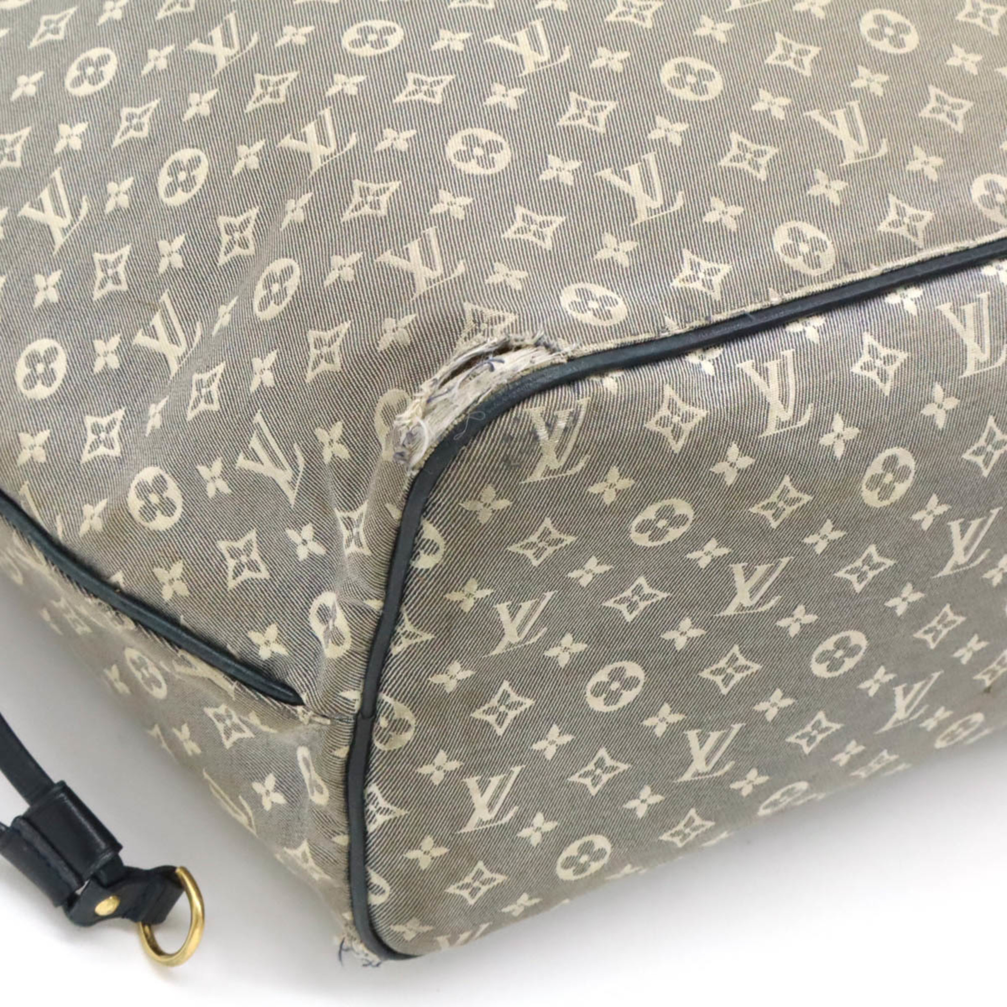 LOUIS VUITTON Louis Vuitton Monogram Idylle Neverfull MM Tote Bag Shoulder Canvas Ankle Navy M40514