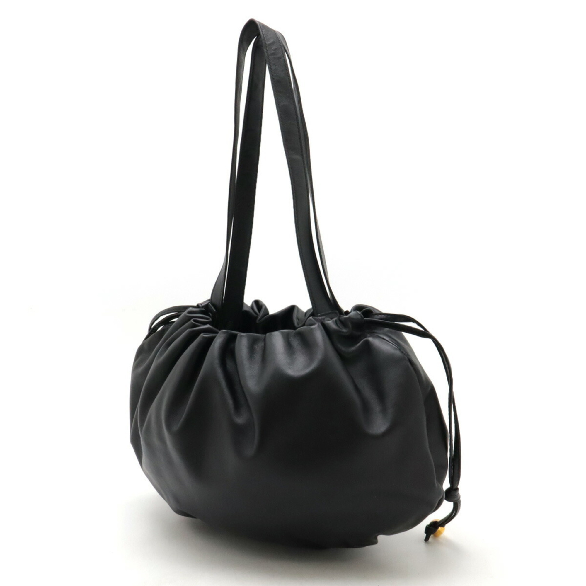 BOTTEGA VENETA Bottega Veneta The Bubble Medium Tote Bag Shoulder Leather Black