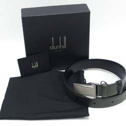 Dunhill embossed leather reversible belt, moss green, size 42