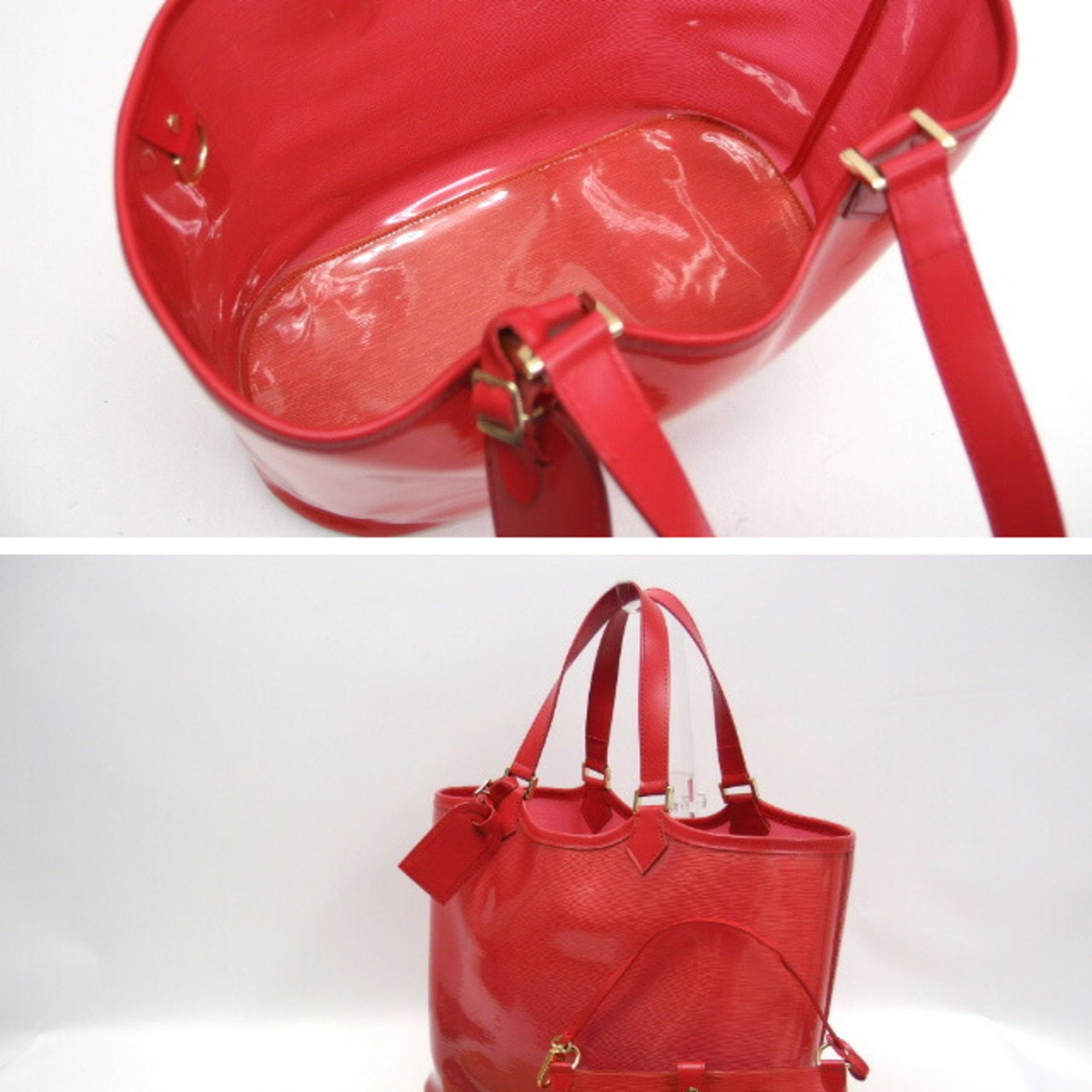 Louis Vuitton Epi Plage Lagoon Bay Tote Bag Red