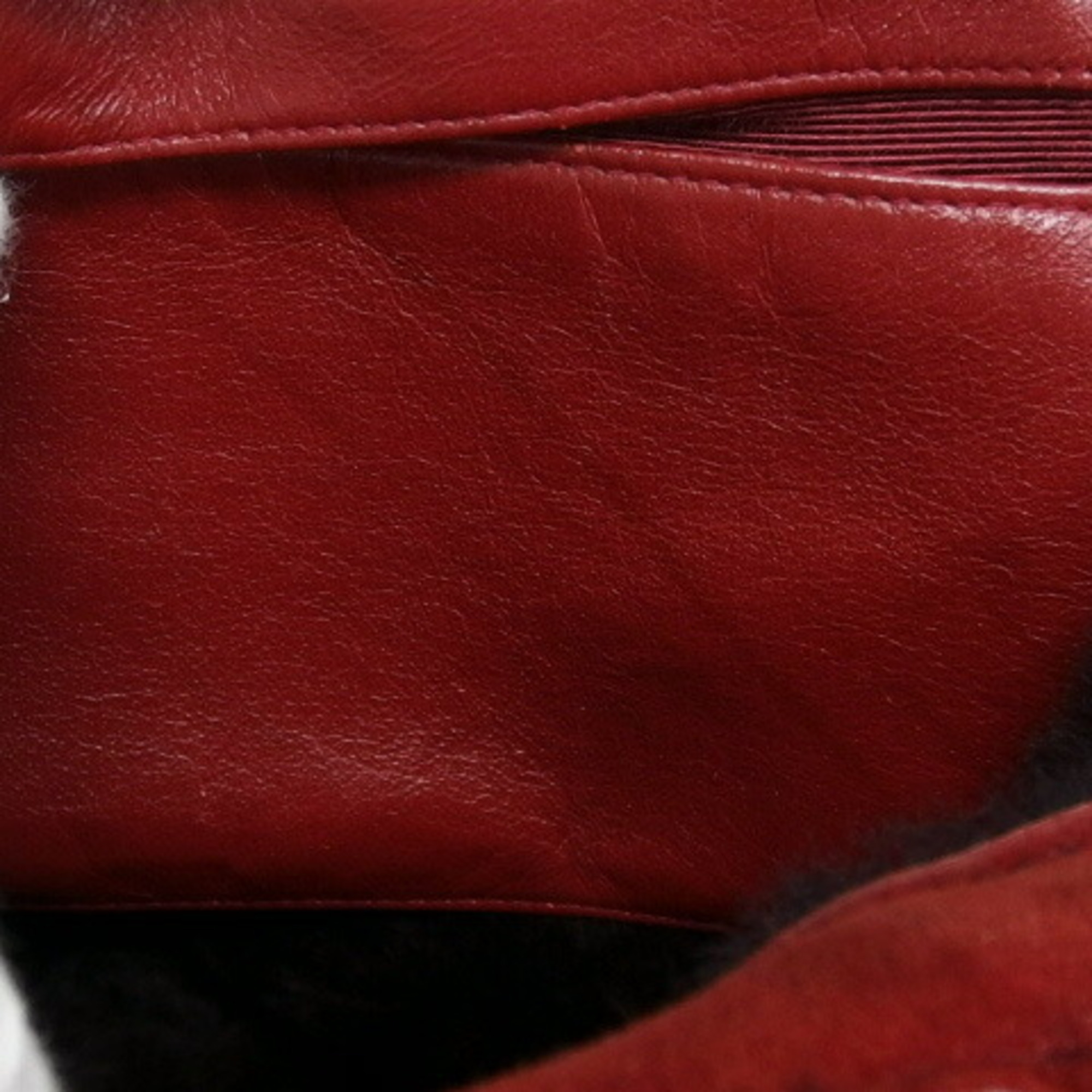 Chanel Suede Small Tote Bag Mouton Red