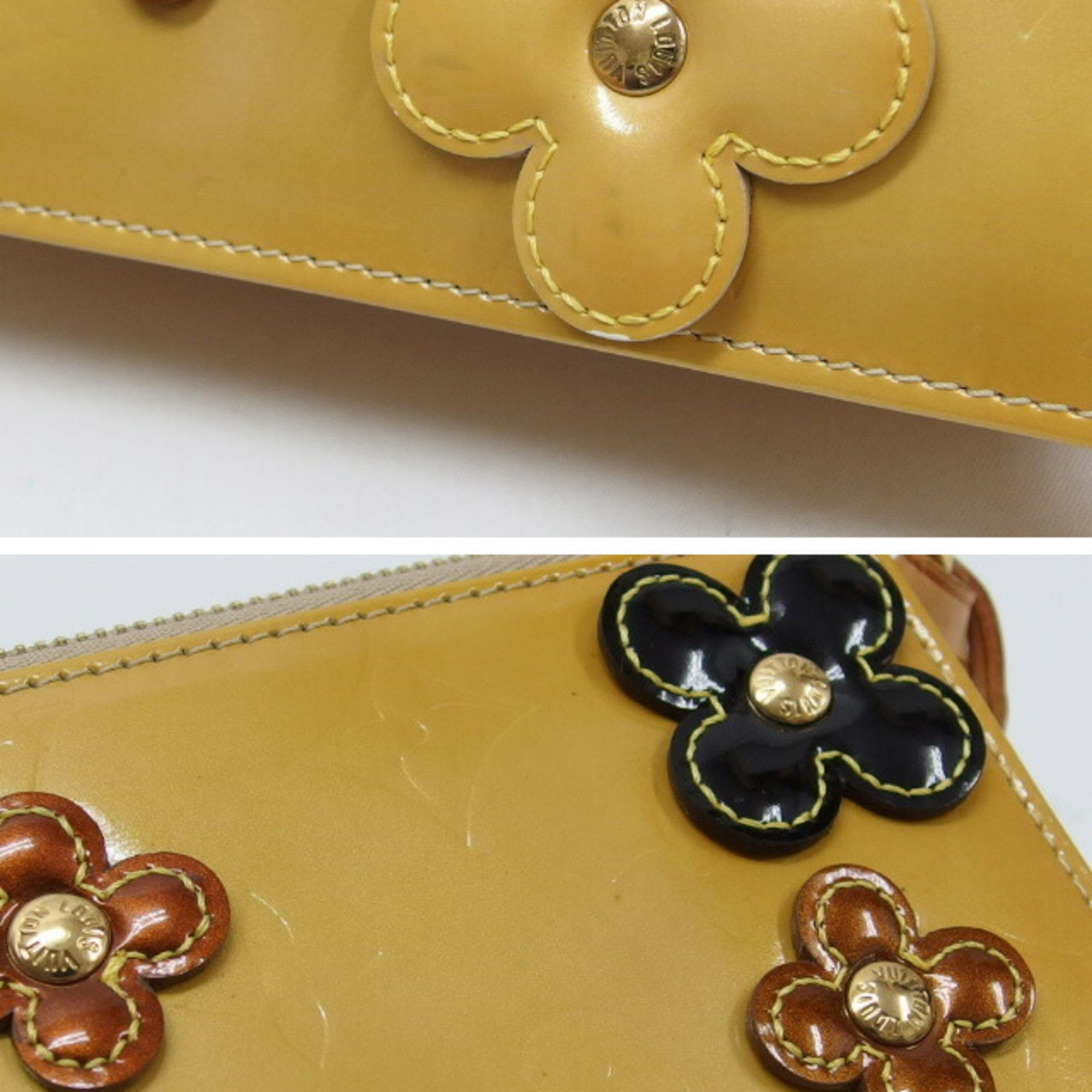 Louis Vuitton Monogram Vernis Flower Lexington Pouch M92246