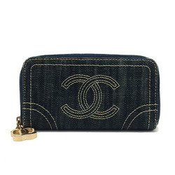 Chanel Sparkling Denim Coco Mark Coin Purse