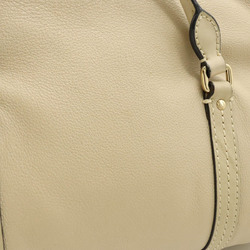 BURBERRY Handbag Tote Bag Shoulder Leather Beige