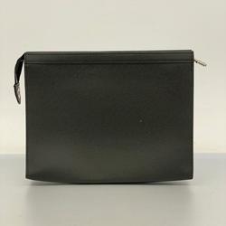 Louis Vuitton Clutch Bag Taiga Pochette Voyage MM M30547 Noir Men's