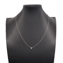 Tiffany Necklace by the Yard 1PD Diamond Pt950 Platinum Women's