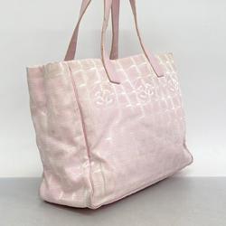 Chanel Tote Bag New Travel Nylon Pink Women's