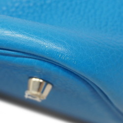 Hermes handbag Picotin Lock MM X stamp Taurillon Clemence Blue Zanzibar for women