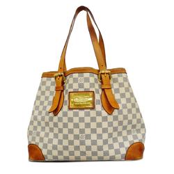 Louis Vuitton Tote Bag Damier Azur Hampstead MM N51206 White Women's