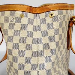 Louis Vuitton Tote Bag Damier Azur Hampstead MM N51206 White Women's