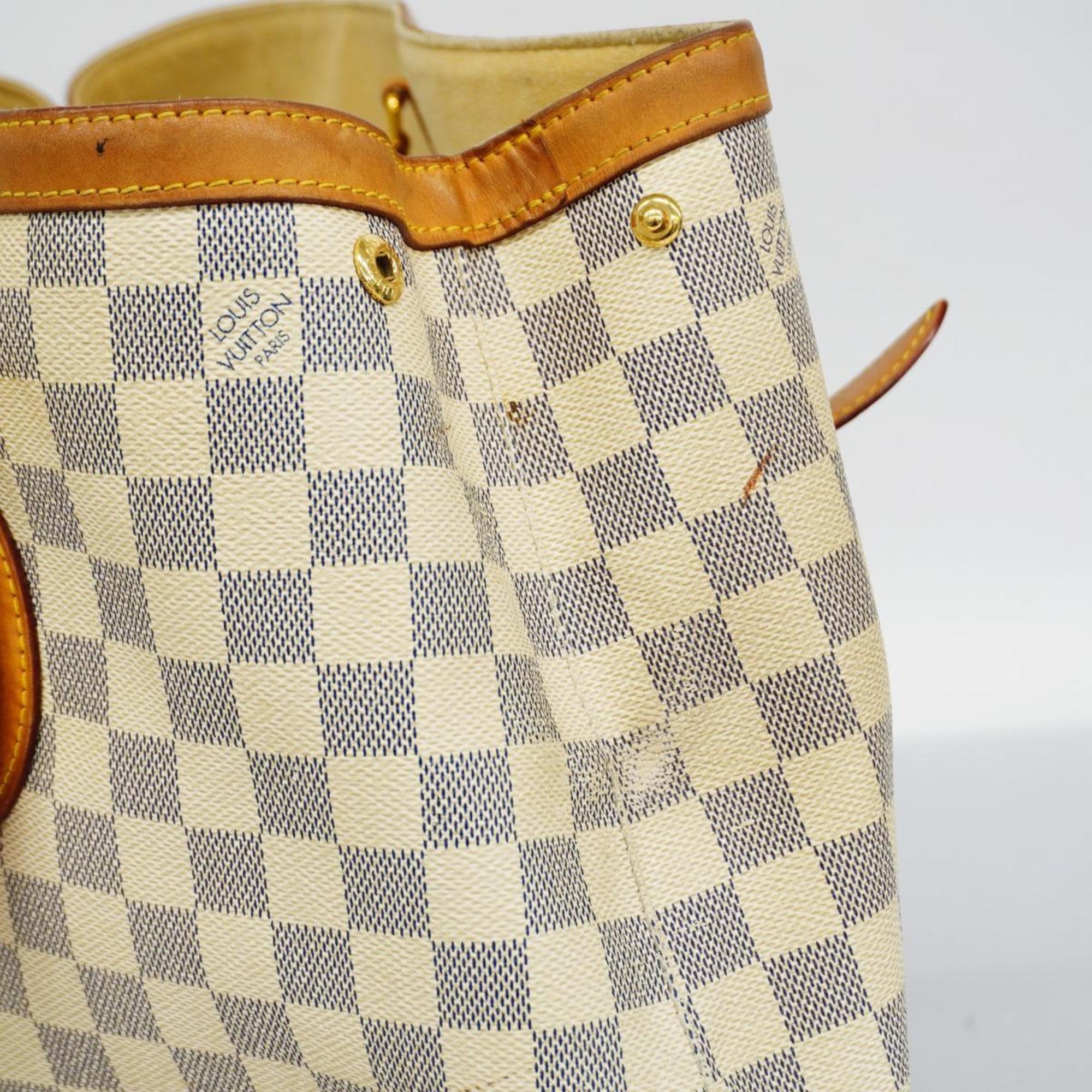 Louis Vuitton Tote Bag Damier Azur Hampstead MM N51206 White Women's