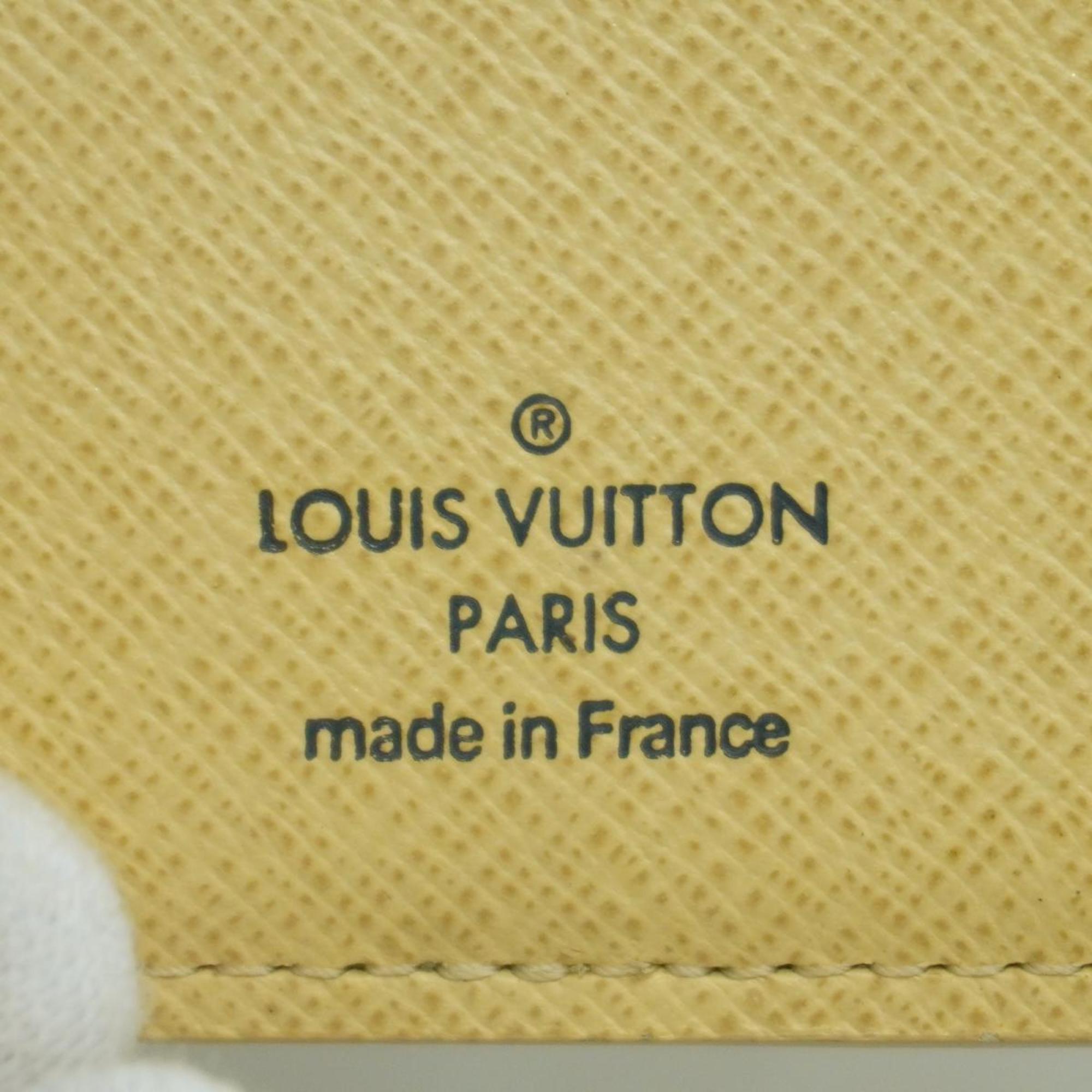 Louis Vuitton Business Card Holder Damier Azur Organizer de Poche N61727 White Men's Women's