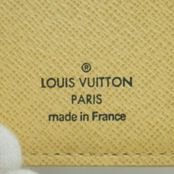 Louis Vuitton Business Card Holder Damier Azur Organizer de Poche N61727 White Men's Women's