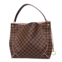 Louis Vuitton Shoulder Bag Damier Kaisa Hobo N41556 Ebene Rose Ballerine Ladies