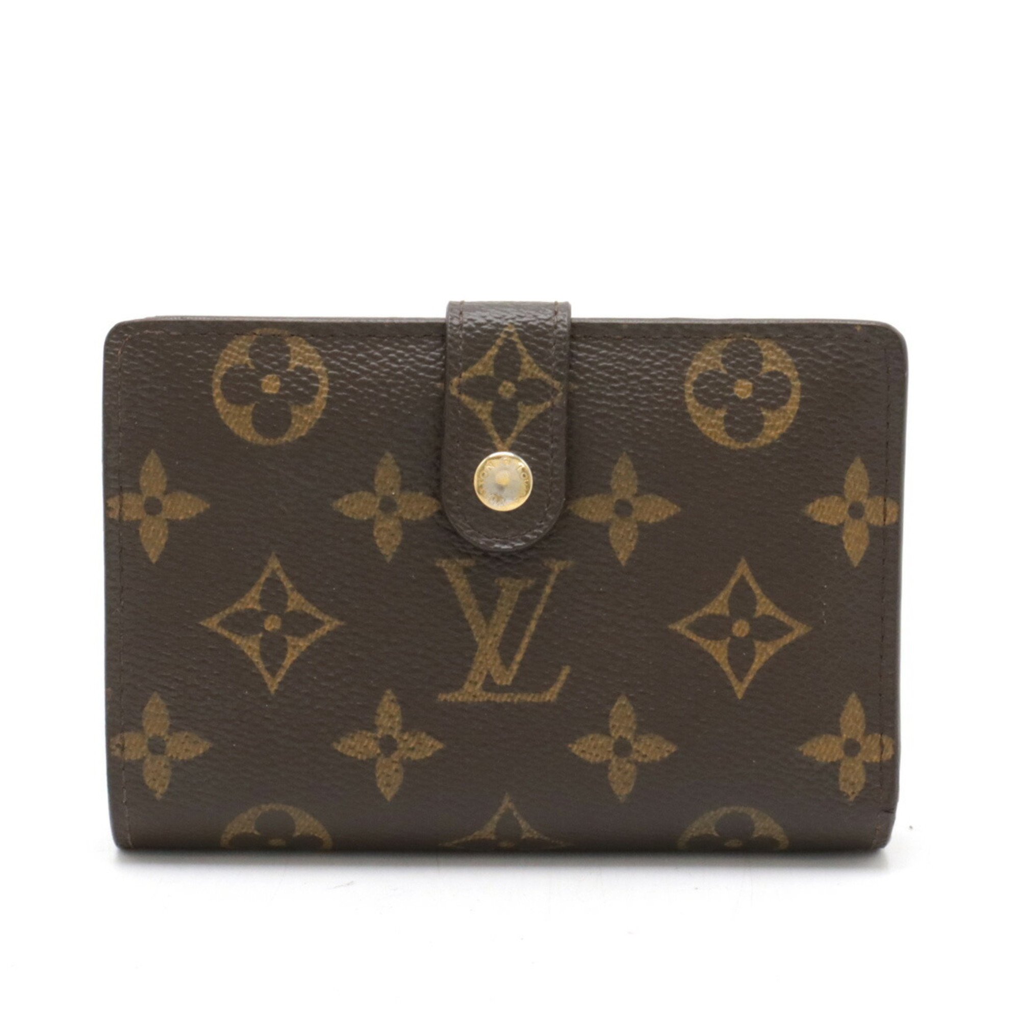 LOUIS VUITTON Louis Vuitton Monogram Portefeuille Viennois Bi-fold Wallet Non-sticky M61674