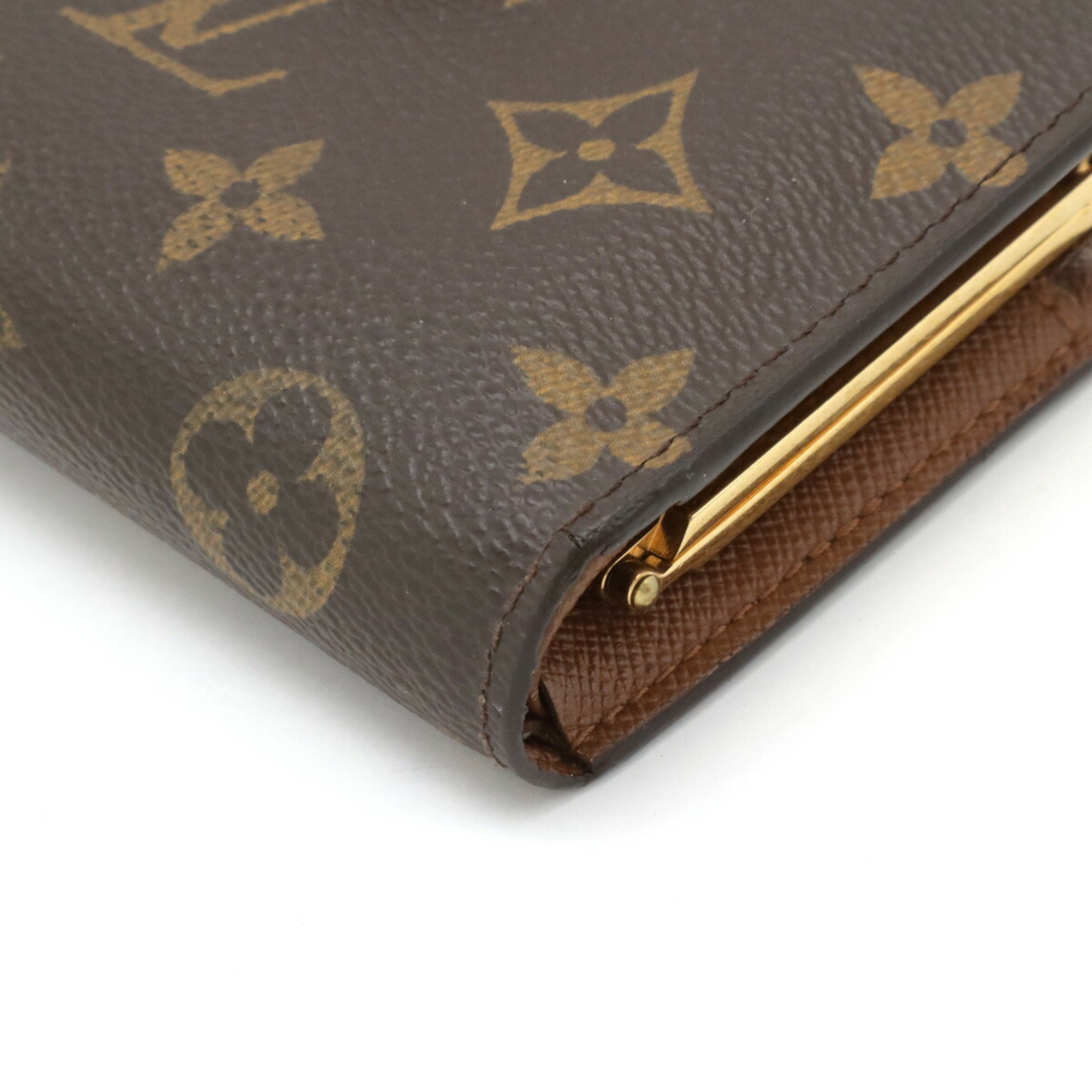 LOUIS VUITTON Louis Vuitton Monogram Portefeuille Viennois Bi-fold Wallet Non-sticky M61674