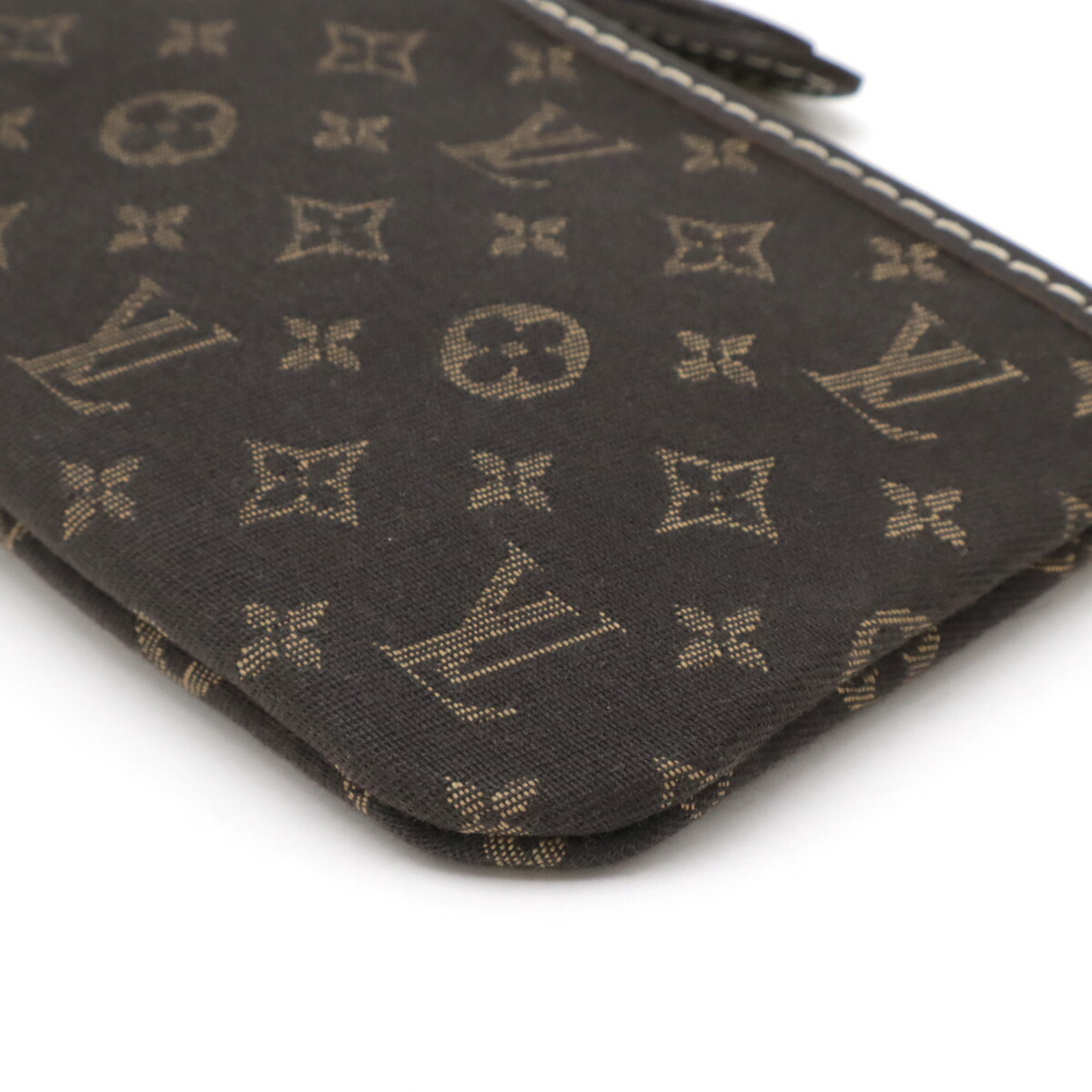 LOUIS VUITTON Louis Vuitton Monogram Idylle Pochette Cle Coin Case, Purse, Fuzan, Brown, M62994