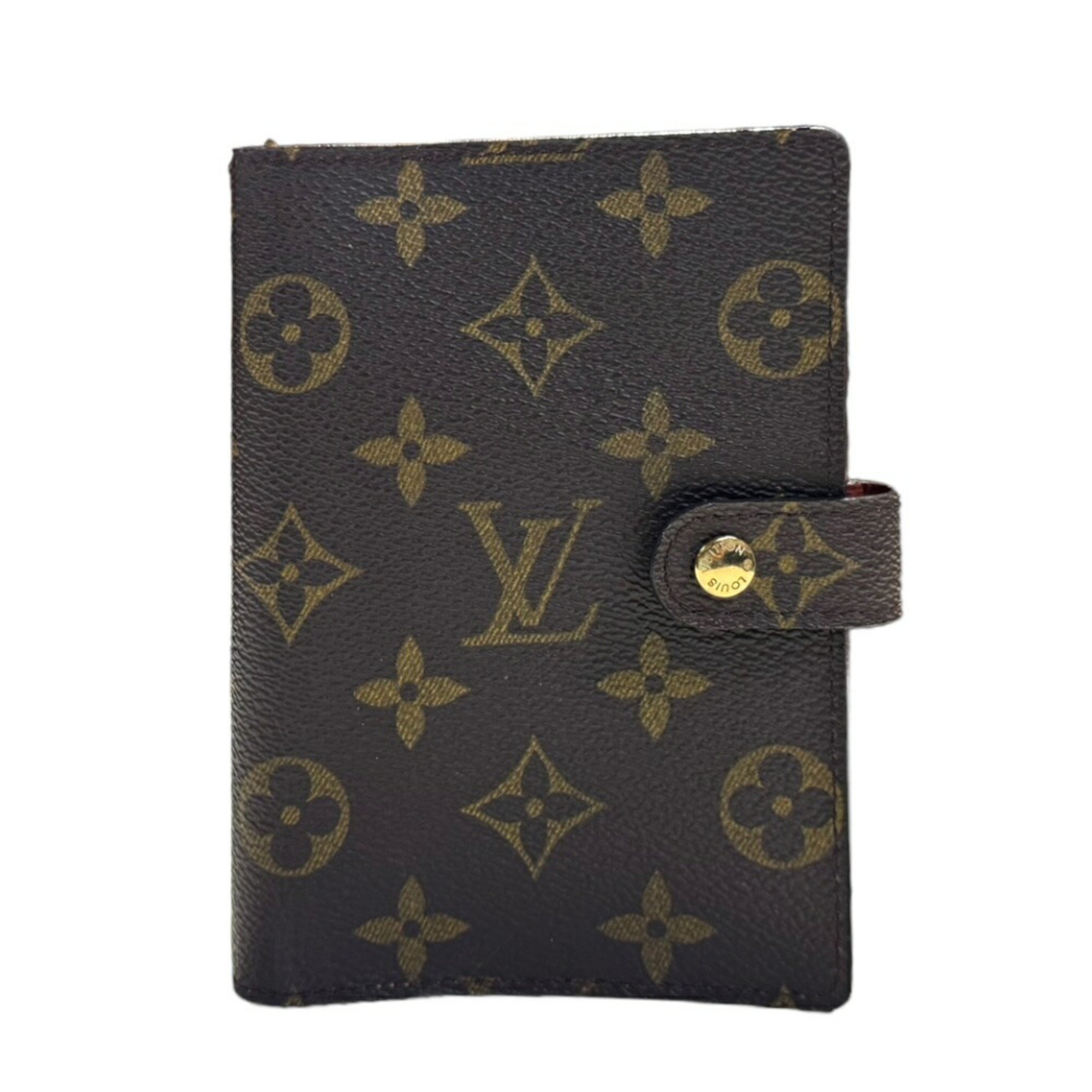 Louis Vuitton Agenda PM Monogram Planner Cover Canvas R20005 Unisex LOUIS VUITTON