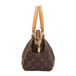 Louis Vuitton Tivoli PM Monogram Handbag Canvas M40143 Brown Women's LOUIS VUITTON