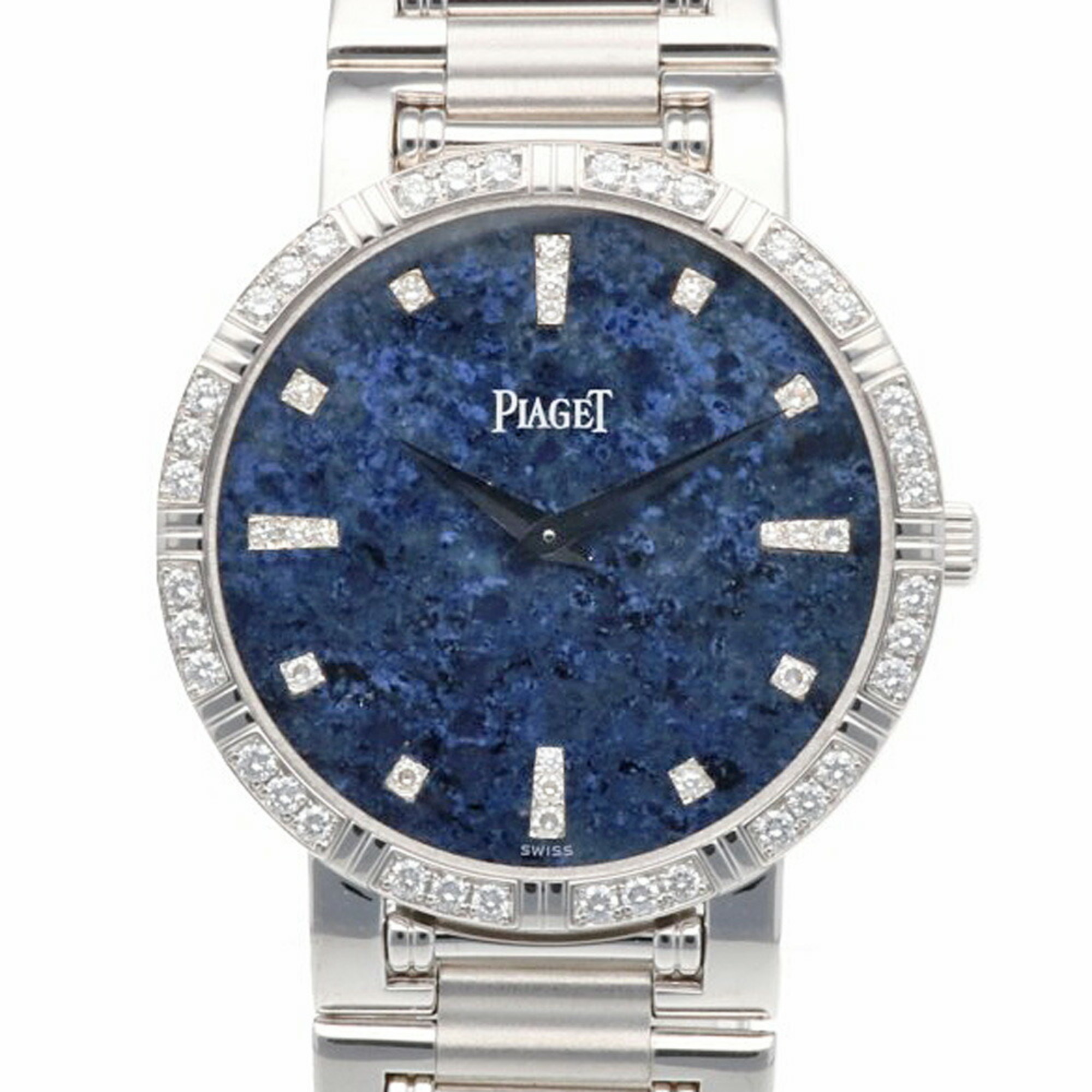 Piaget Dancer Watch 18K 84024 Quartz Men s PIAGET Diamond Bezel eLADY Globazone