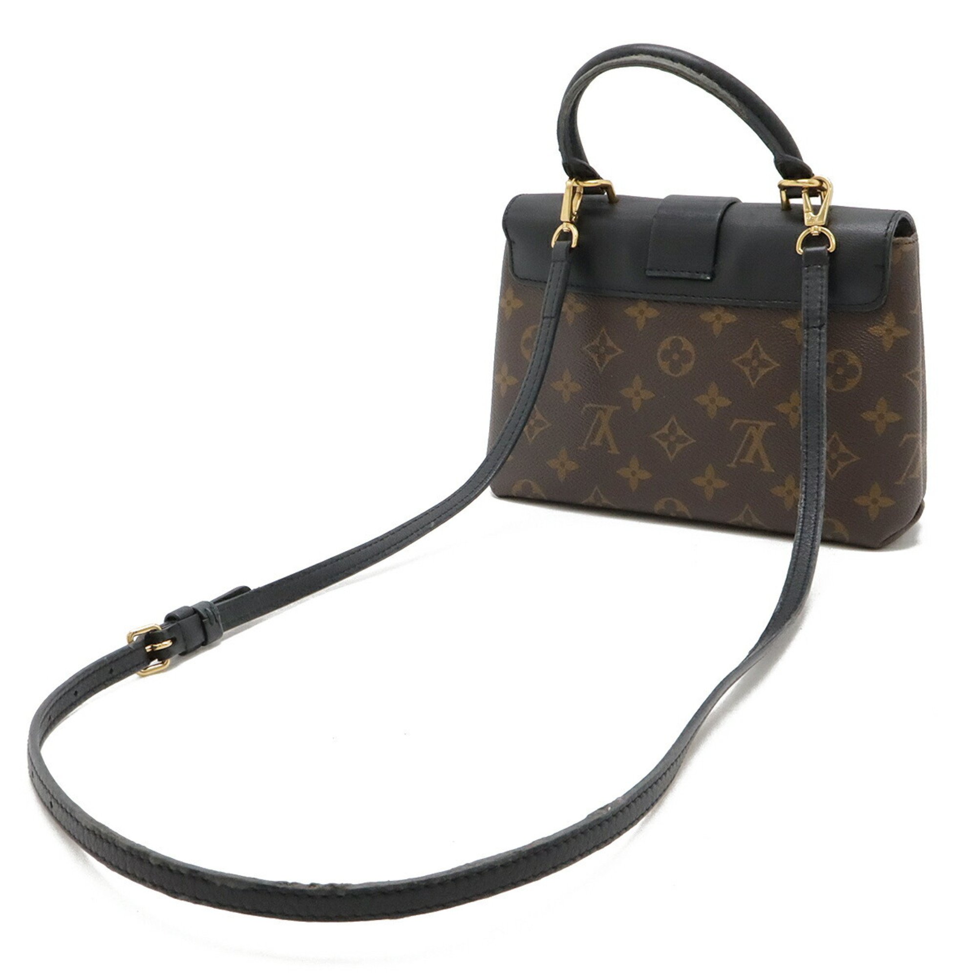 LOUIS VUITTON Louis Vuitton Monogram Rocky BB Handbag Bag Shoulder Noir Black M44141